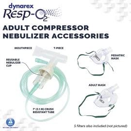 Dynarex Resp-O2 Nebulizers. Elite Nebulizer