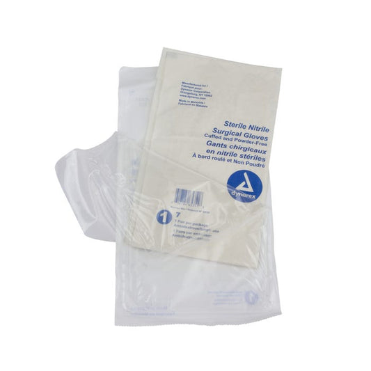 Sterile Nitrile Surgical Gloves, Powder-Free By Dynarex