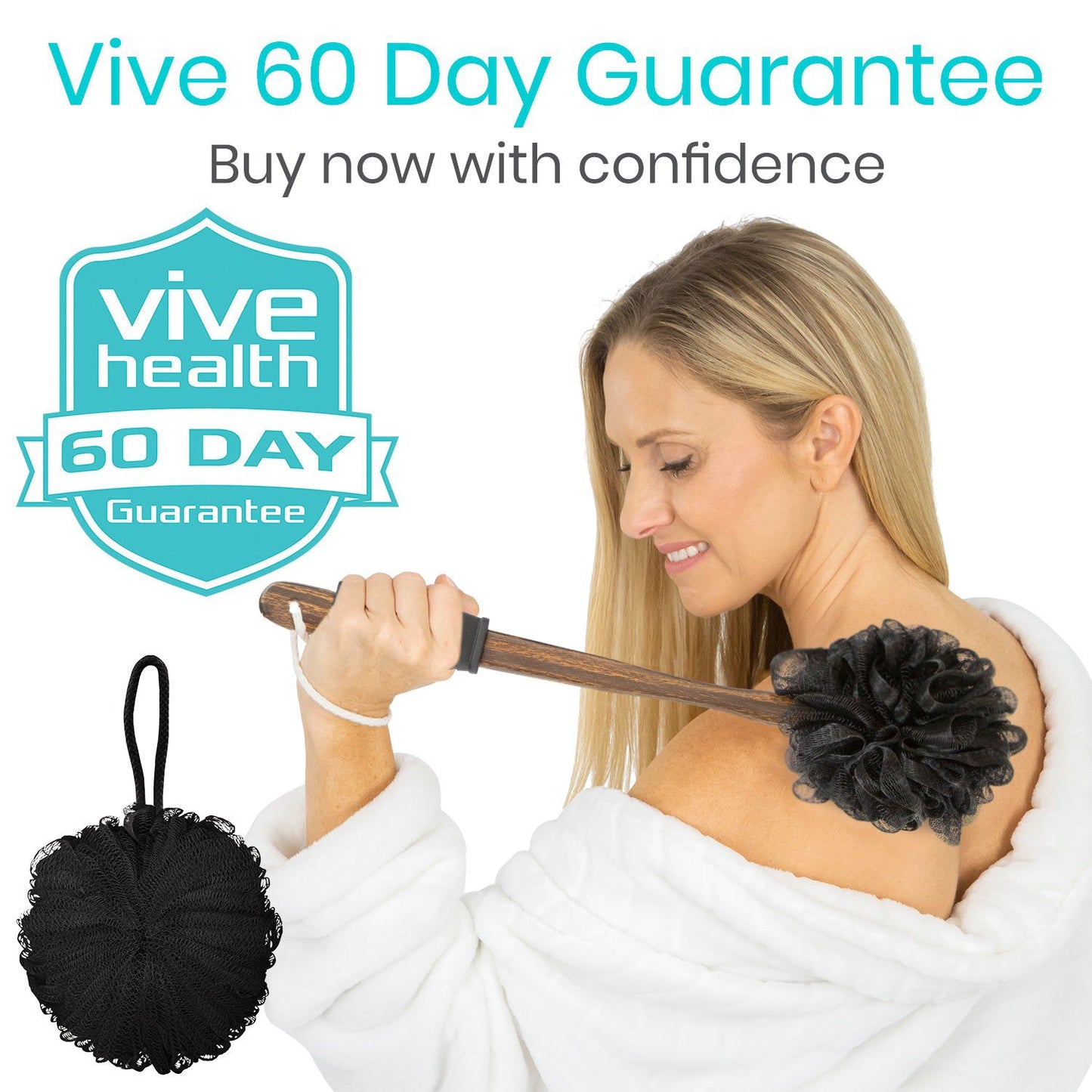 Vive Health Loofah Brush