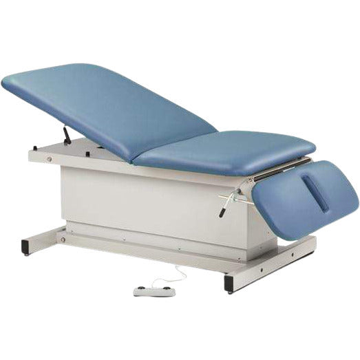 ConvaQuip Exam Room Table Clinton Extra Wide, Shrouded Bariatric, Power Table with Adjustable Backrest and Drop Section by ConvaQuip