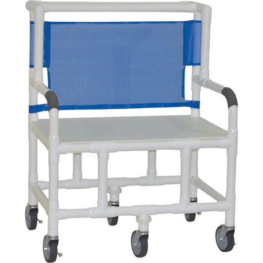 ConvaQuip Shower Chairs - PVC Bariatric Shower Chair With Flat Seat Model 130-5-F  by ConvaQuip