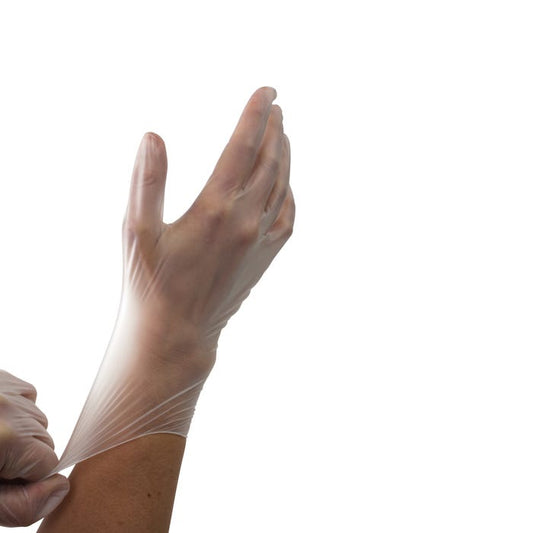 Safe-Touch Vinyl Exam Gloves, Powder-Free By Dynarex