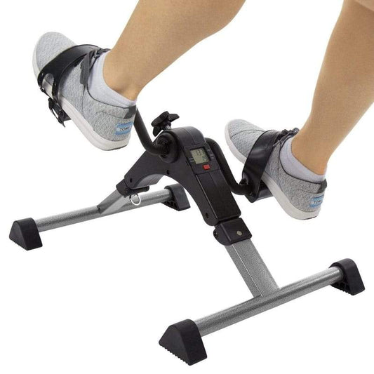 Folding Pedal Exerciser Silver Vein