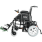 Merits USA Power Wheelchairs Black Heavy-Duty P181 Power Wheelchair by Merits