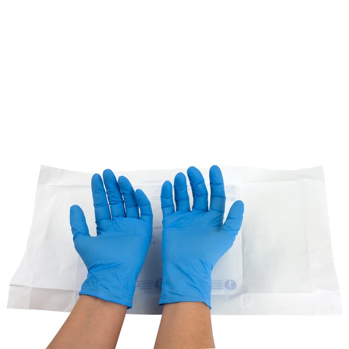 Sterile Nitrile Exam Gloves, Powder-Free By Dynarex