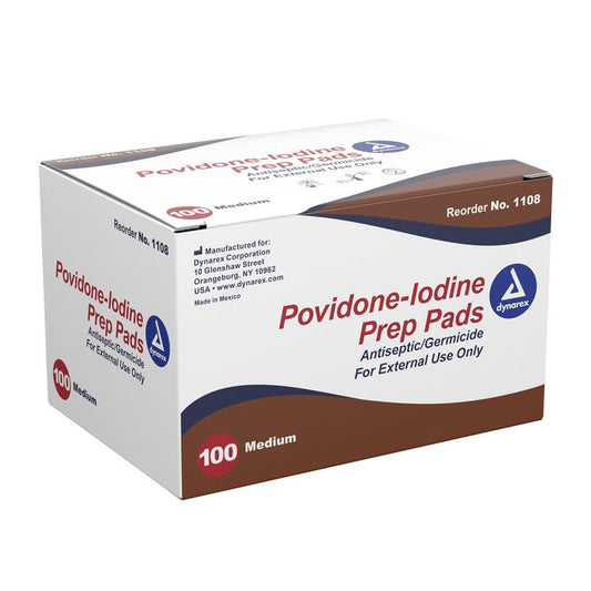 Povidone-Iodine Prep Pad - Medium By Dynarex