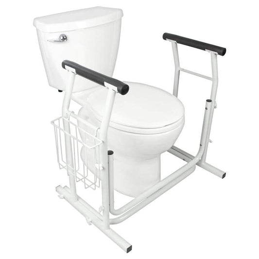 Vive Health Stand Alone Toilet Rail - Lightweight & Portable