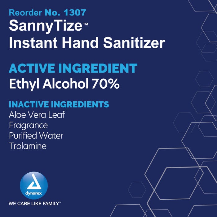 SannyTize Instant Hand Sanitizer By Dynarex