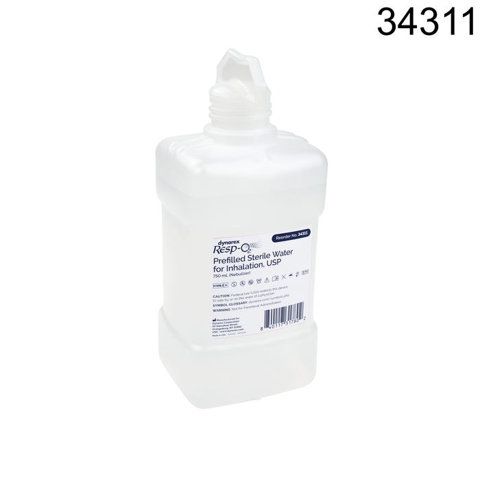 Prefilled Sterile Water For Inhalation (Nebulizer) By Dynarex