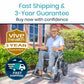 Vive Health Compact Power Wheelchair - Foldable Long Range Transport Aid