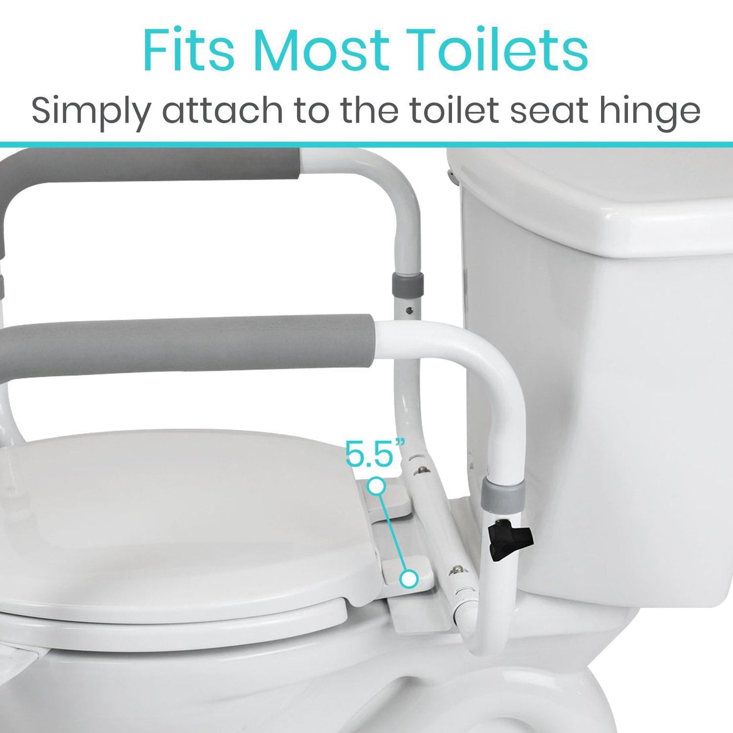 Vive Health Compact Toilet Rail
