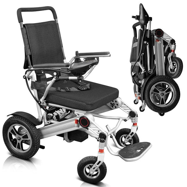 Vive Health Power Wheelchair - Foldable Long Range Transport Aid