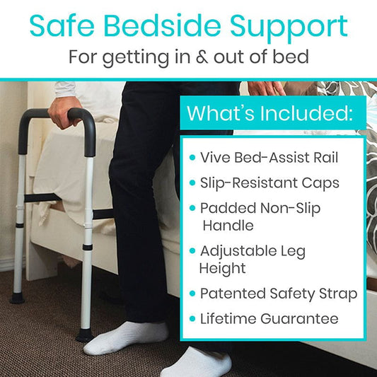 Vive Health Bed Rail - Bed Safety