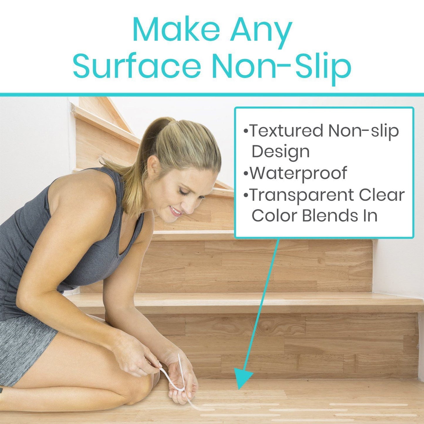 Vive Health Non-Slip Bath Strips
