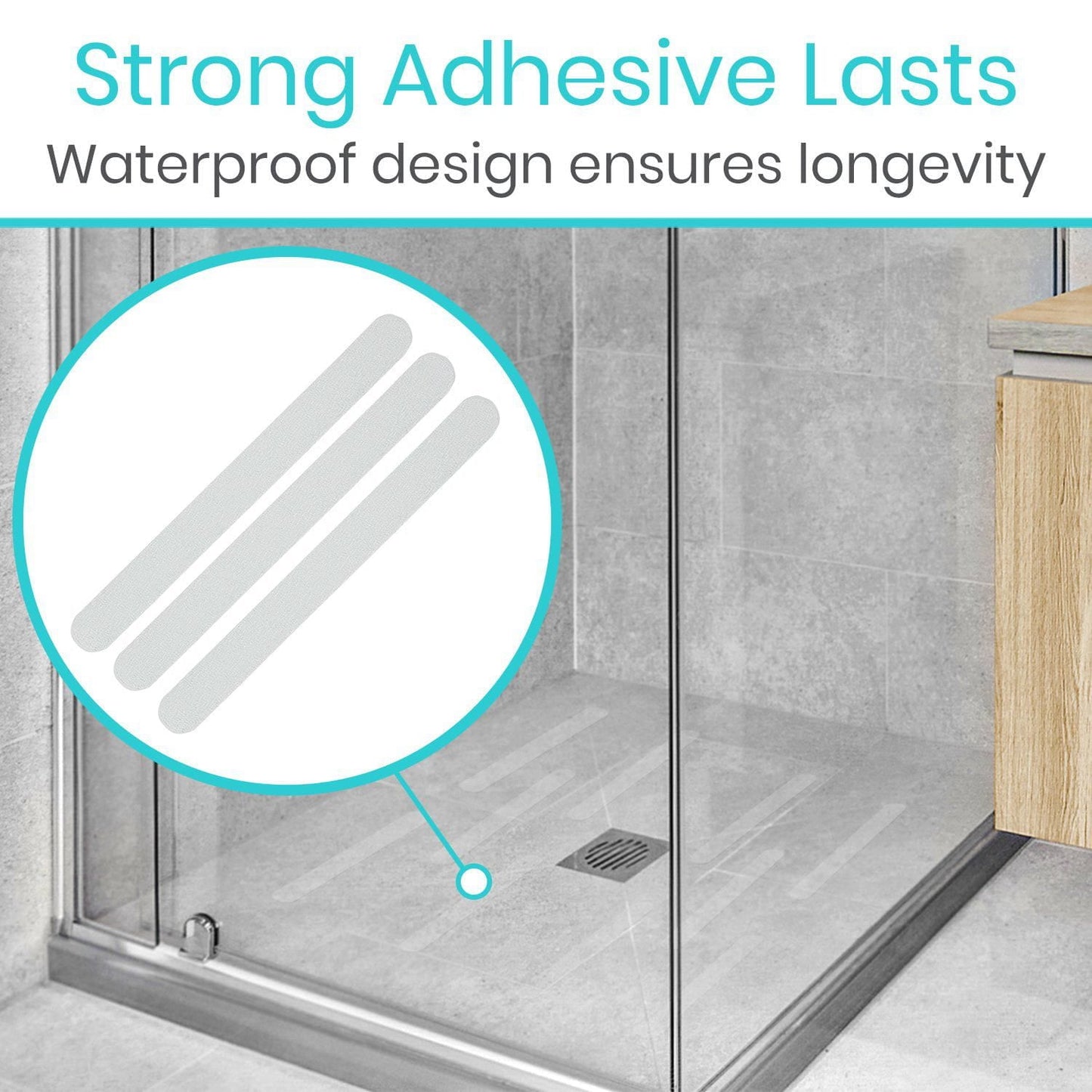 Vive Health Non-Slip Bath Strips