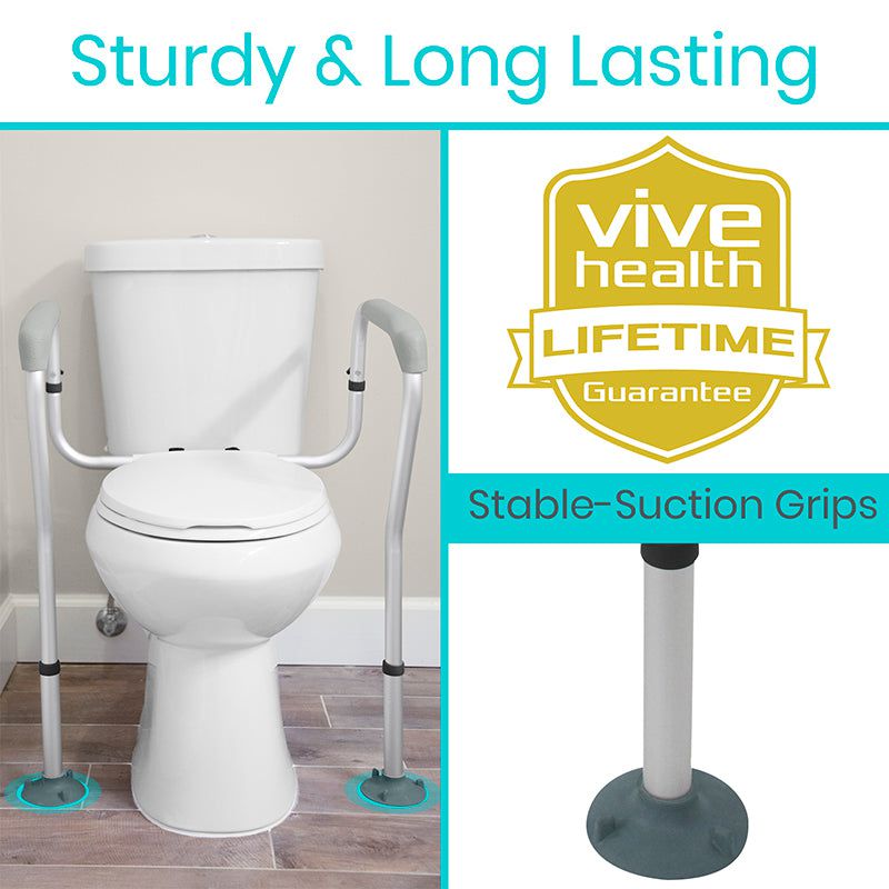 Vive Health Toilet Safety Rail
