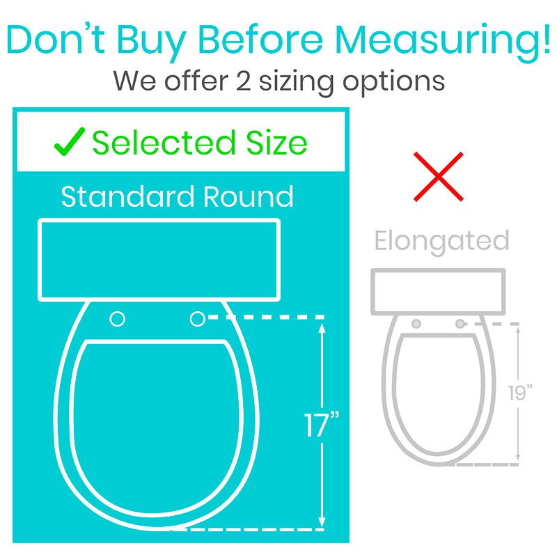 Vive Health Toilet Seat Riser