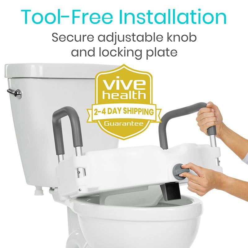 Vive Health Raised Toilet Seat
