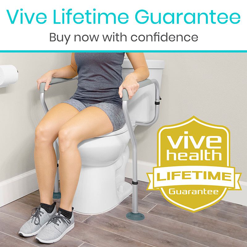Vive Health Toilet Safety Rail