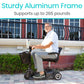 Vive Health 3 Wheel Mobility Scooter - Electric Long Range Powered Wheelchair