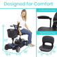 Vive Health 4 Wheel Mobility Scooter - Electric Powered with Seat for Seniors