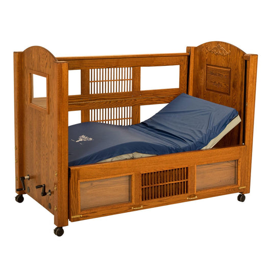 Beds by George Made to order Dream Series Manual Adjustable Head, Twin Size Bed - High Side