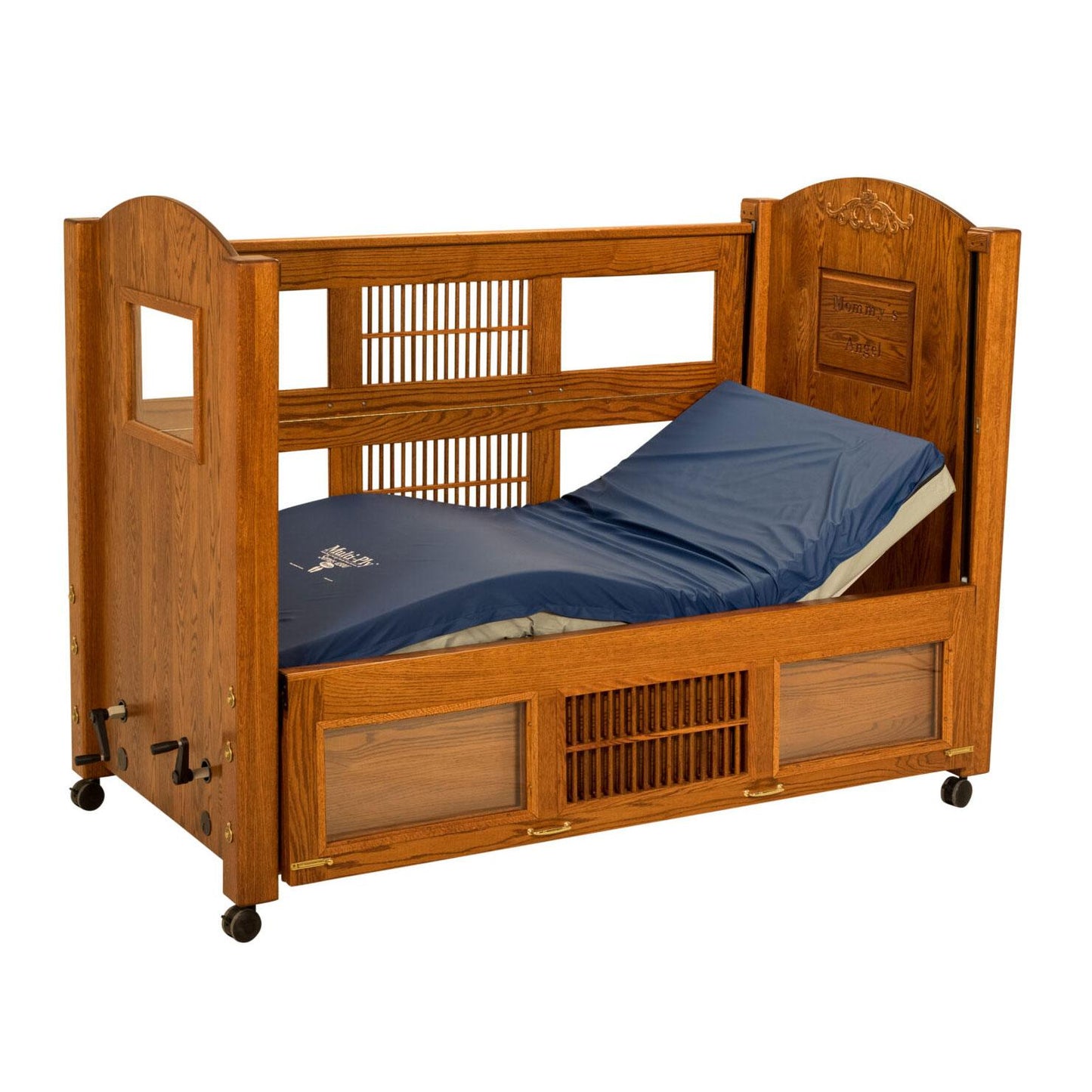 Beds by George Made to order Dream Series Twin Size Bed With Manual Adjustable Head And Foot - High Side