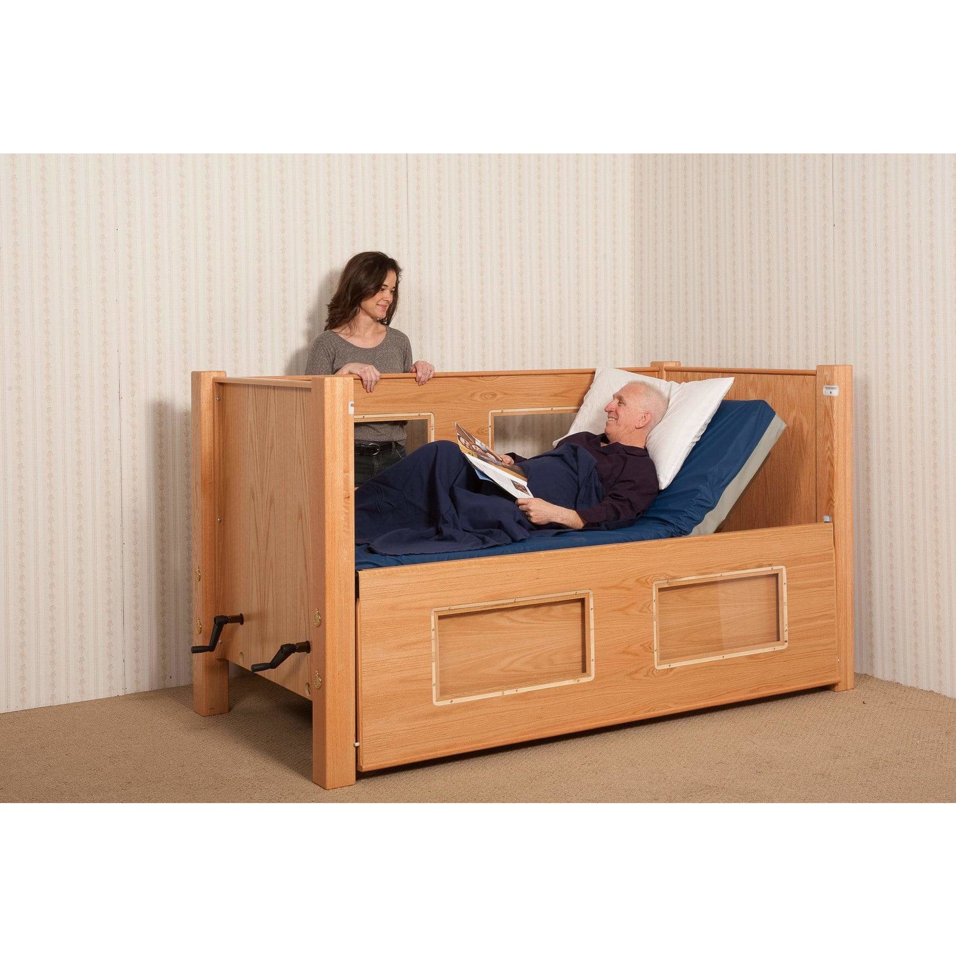 Beds by George Made to order Slumber Series Twin Size Bed With Manual Adjustable Head And Foot BBG-SS150-D