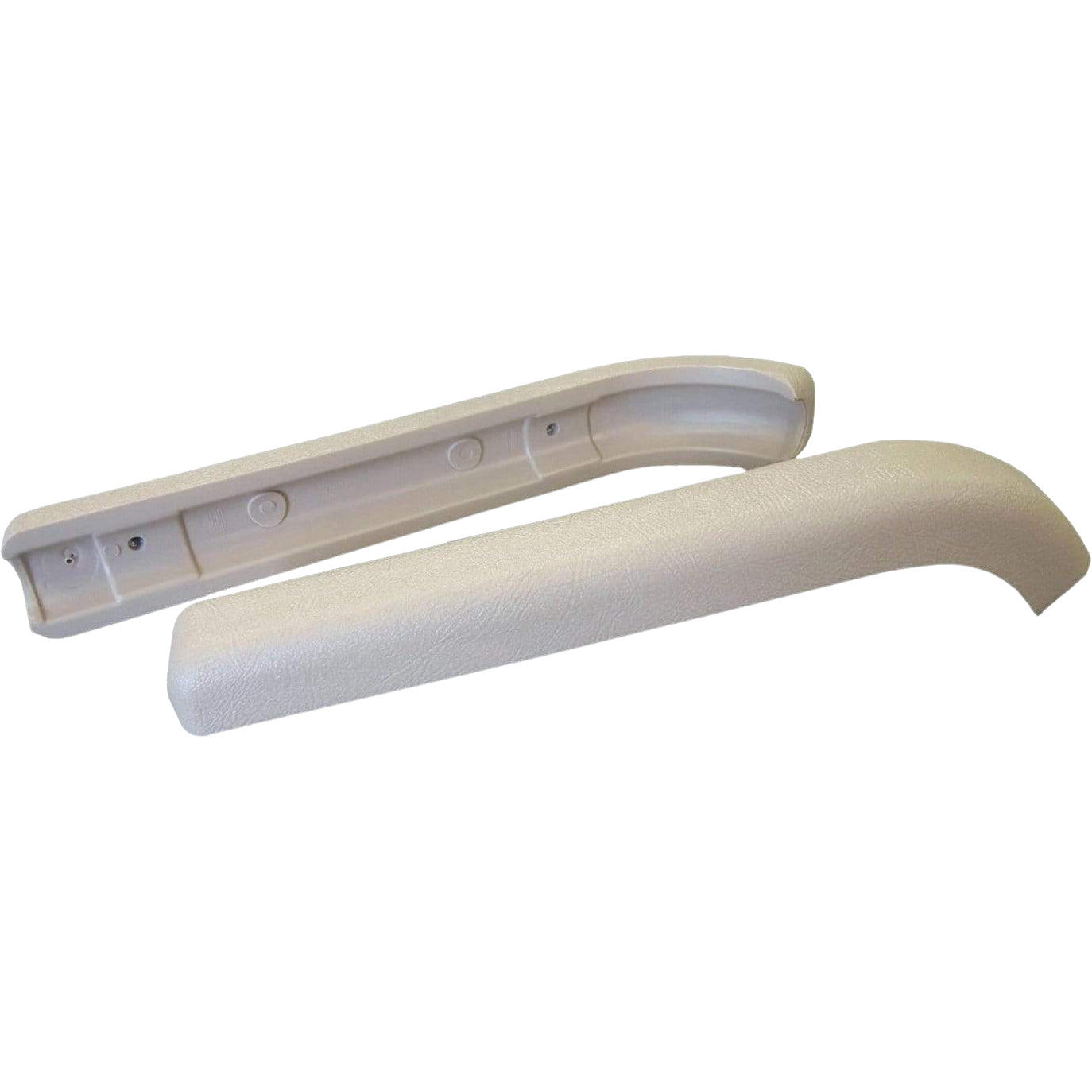 ConvaQuip Arm Rests Model 775-White Curved Armrests for Commodes and Shower Chairs by ConvaQuip