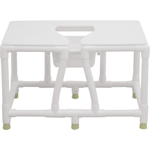 ConvaQuip Bedside Commodes - PVC Bariatric Commode - No Back Model 156-FSS-26 by ConvaQuip