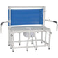 ConvaQuip Bedside Commodes - PVC Model 136-C10-DDA Bariatric Bedside Commode - Swing Away Arms
