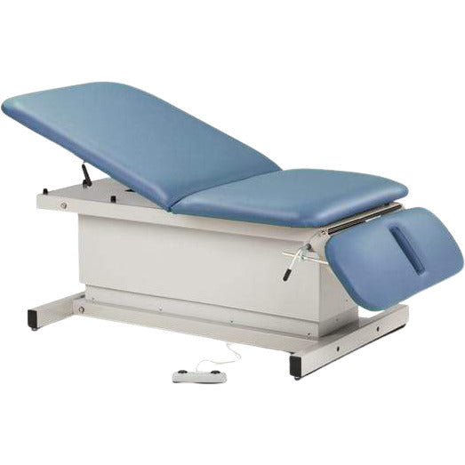 ConvaQuip Exam Room Table Clinton Extra Wide, Shrouded Bariatric, Power Table with Adjustable Backrest and Drop Section by ConvaQuip