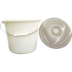 ConvaQuip Pails Universal Tall Commode Pail with Lid and Handle - Case Model 770 by ConvaQuip