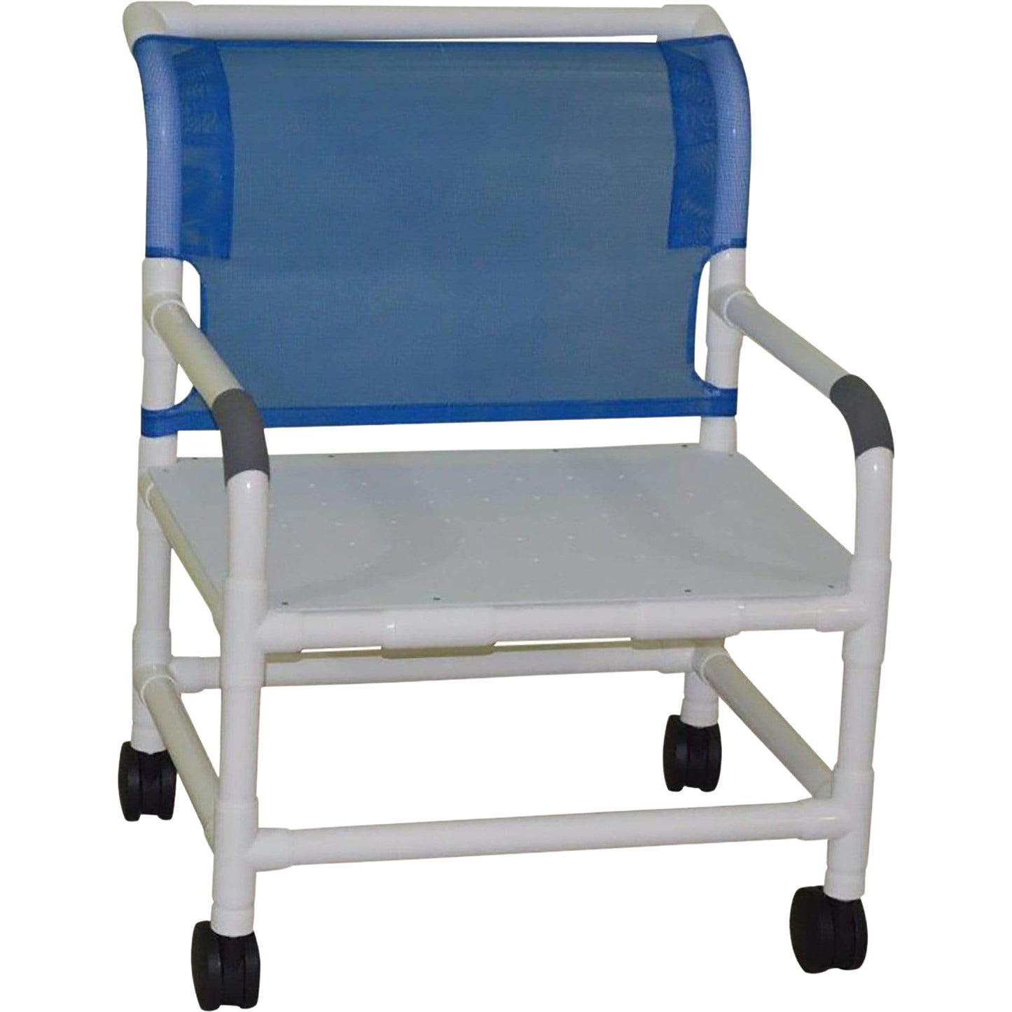 ConvaQuip Shower Chairs - PVC Model 126-5-WB-F Bariatric Shower Chair With Flat Seat