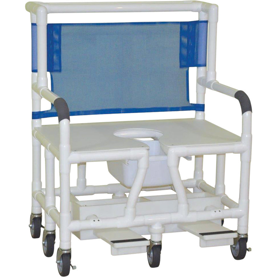 ConvaQuip Shower Chairs - PVC Model 131-5-DB Bariatric Shower Chair