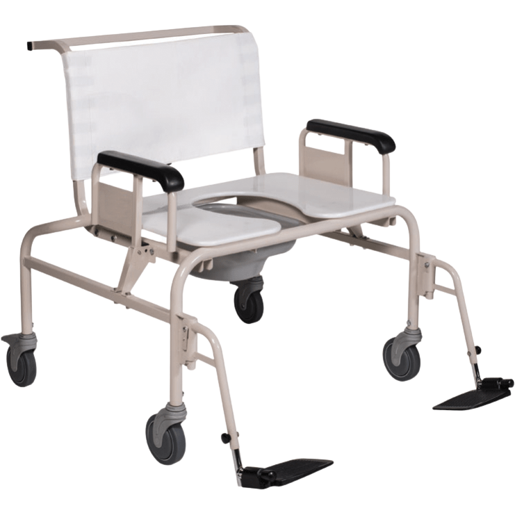 ConvaQuip Shower Chairs - Transport Model 1328SC Bariatric Transport Shower Chair