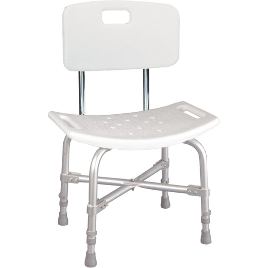 ConvaQuip Shower Stools Model 12021 Deluxe Bariatric Shower Chair with Back