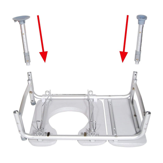 ConvaQuip Tub Transfer Bench Model DR12005C Bariatric Tub Transfer Bench