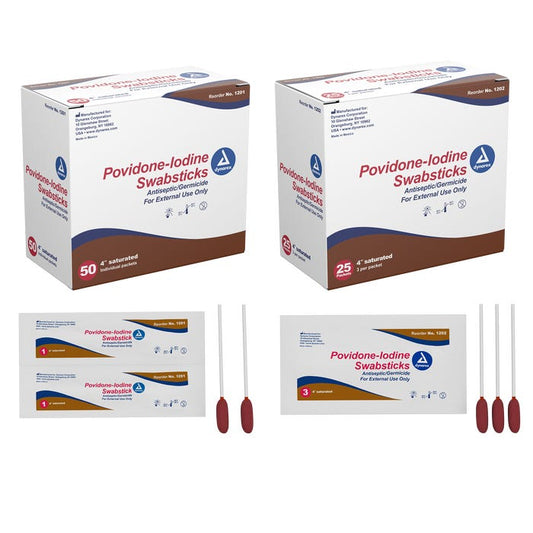 Povidone Iodine Swabsticks By Dynarex