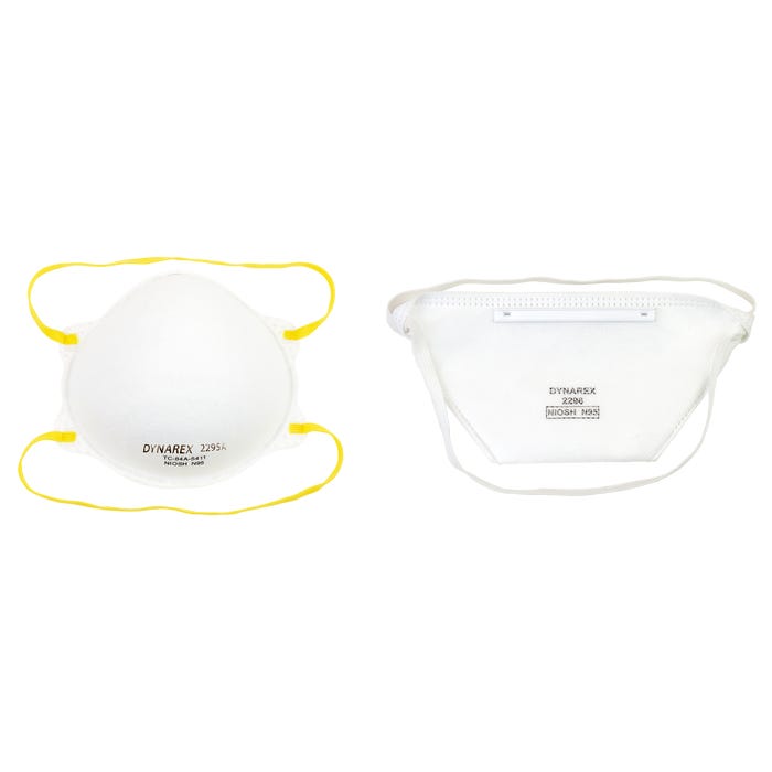 N95 Particulate Respirator Masks By Dynarex