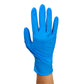 Safe-Touch Blue Nitrile Exam Gloves, Powder-Free By Dynarex