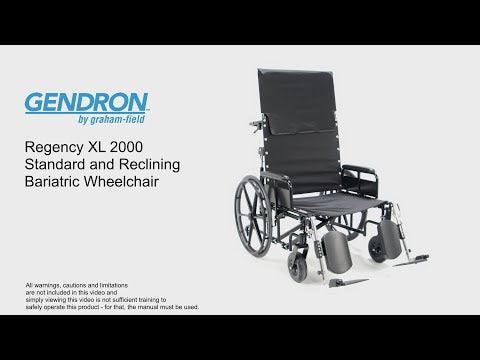 Regency XL 2000 Reclining Wheelchair – 67302030R Series