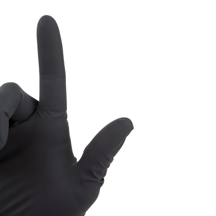 Black Arrow Latex Exam Gloves, Powder-Free By Dynarex