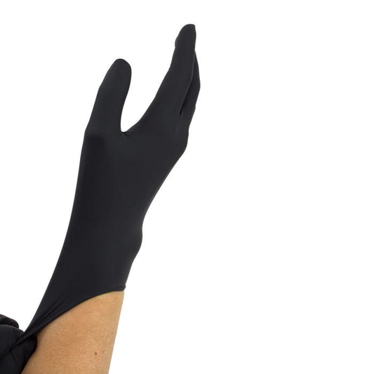 Black Arrow Latex Exam Gloves, Powder-Free By Dynarex