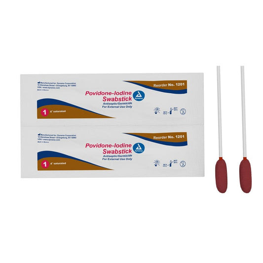 Povidone Iodine Swabsticks By Dynarex