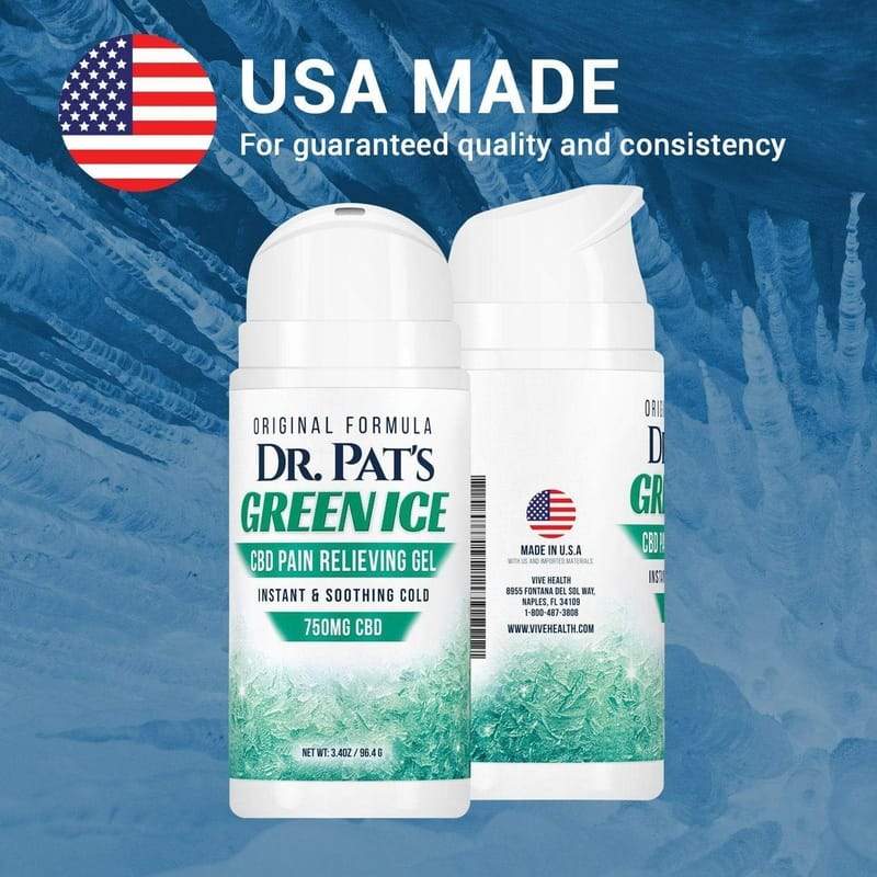Vive Health Dr. Pat's Green Ice CBD Pain Cream