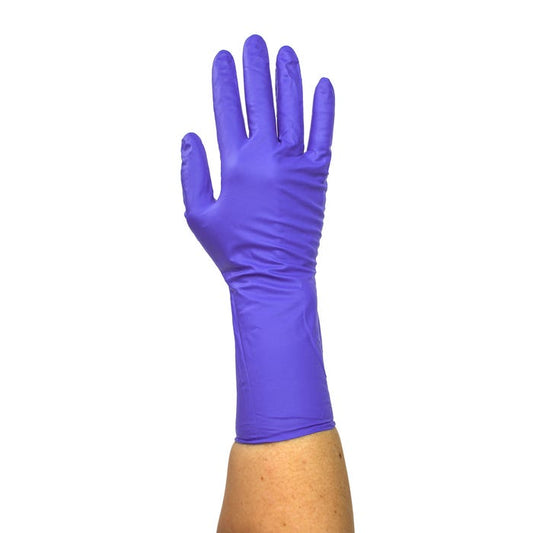 True Advantage High Risk Nitrile Exam Gloves, Powder-Free By Dynarex
