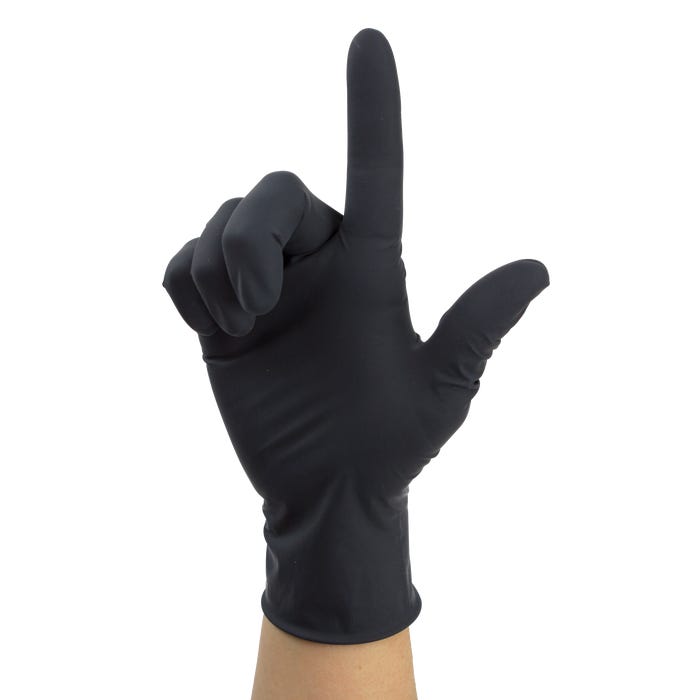 Black Arrow Latex Exam Gloves, Powder-Free By Dynarex