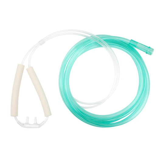 Nasal Oxygen Cannulas - Cushion Tip W/ Advantage Ear Foam By Dynarex