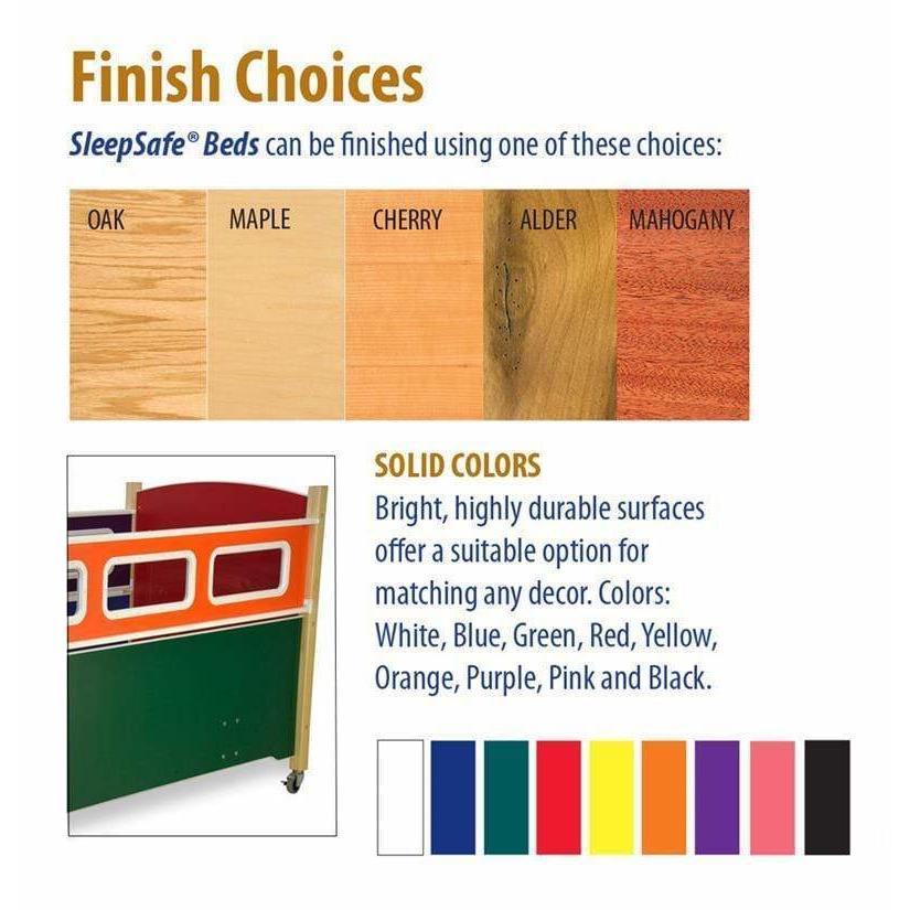 Sleep Safe Beds Make to order beds SleepSafer® Tall Bed With Open or Closed Extension